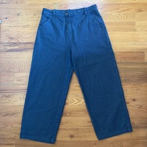 lacausa railroad stripe carpenter jeans